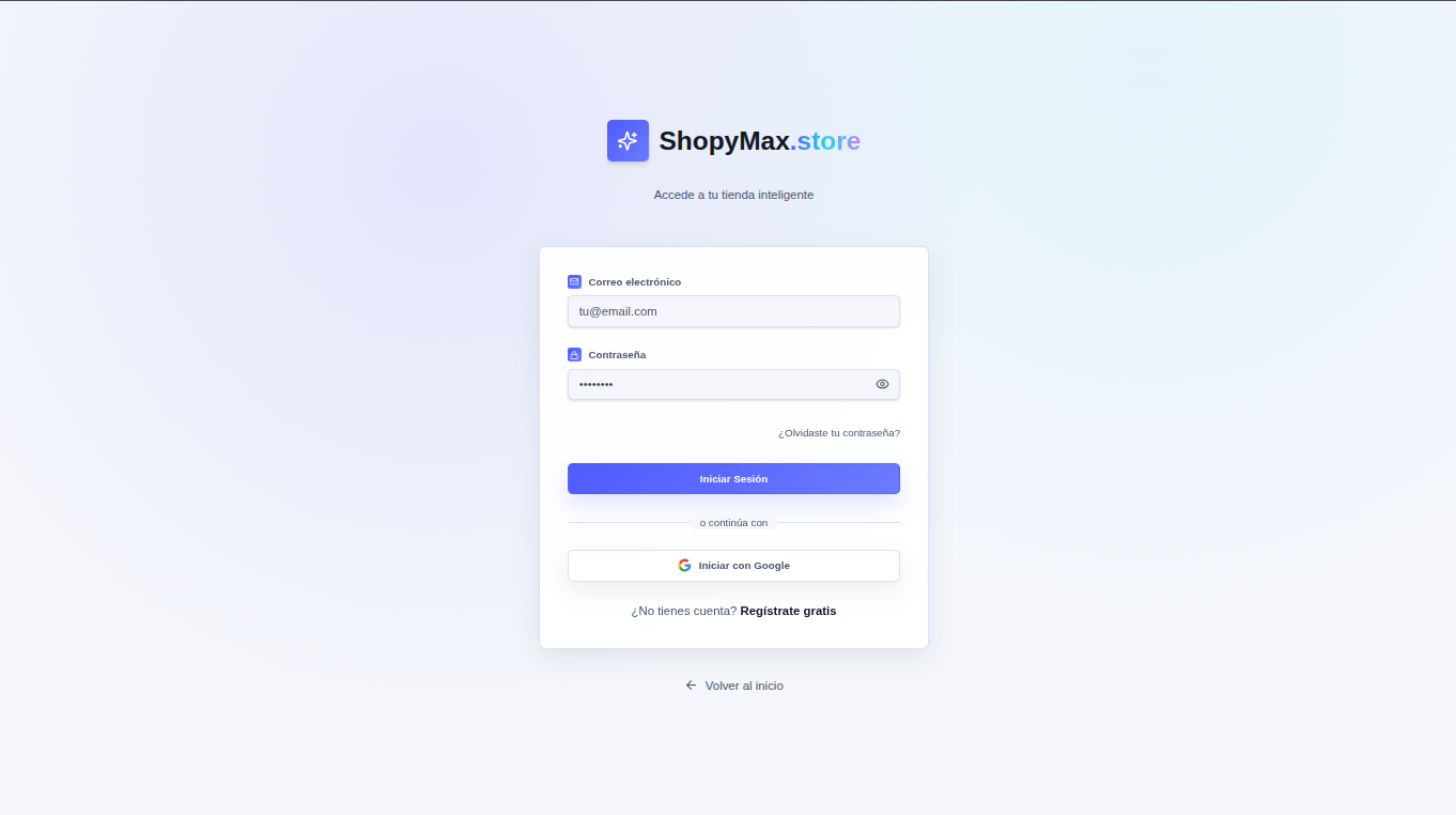Login ShopyMax
